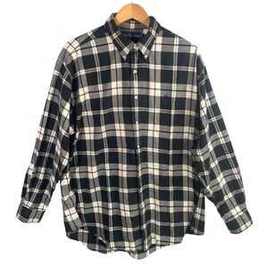 Ralph Lauren Blake Plaid Button Down Flannel Shirt Mens XL Preppy Old Money